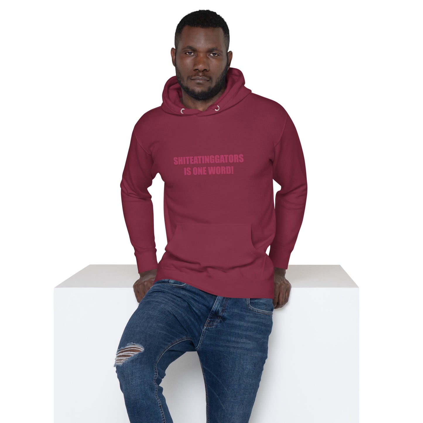 Shiteatinggators Maroon Logo Unisex Hoodie