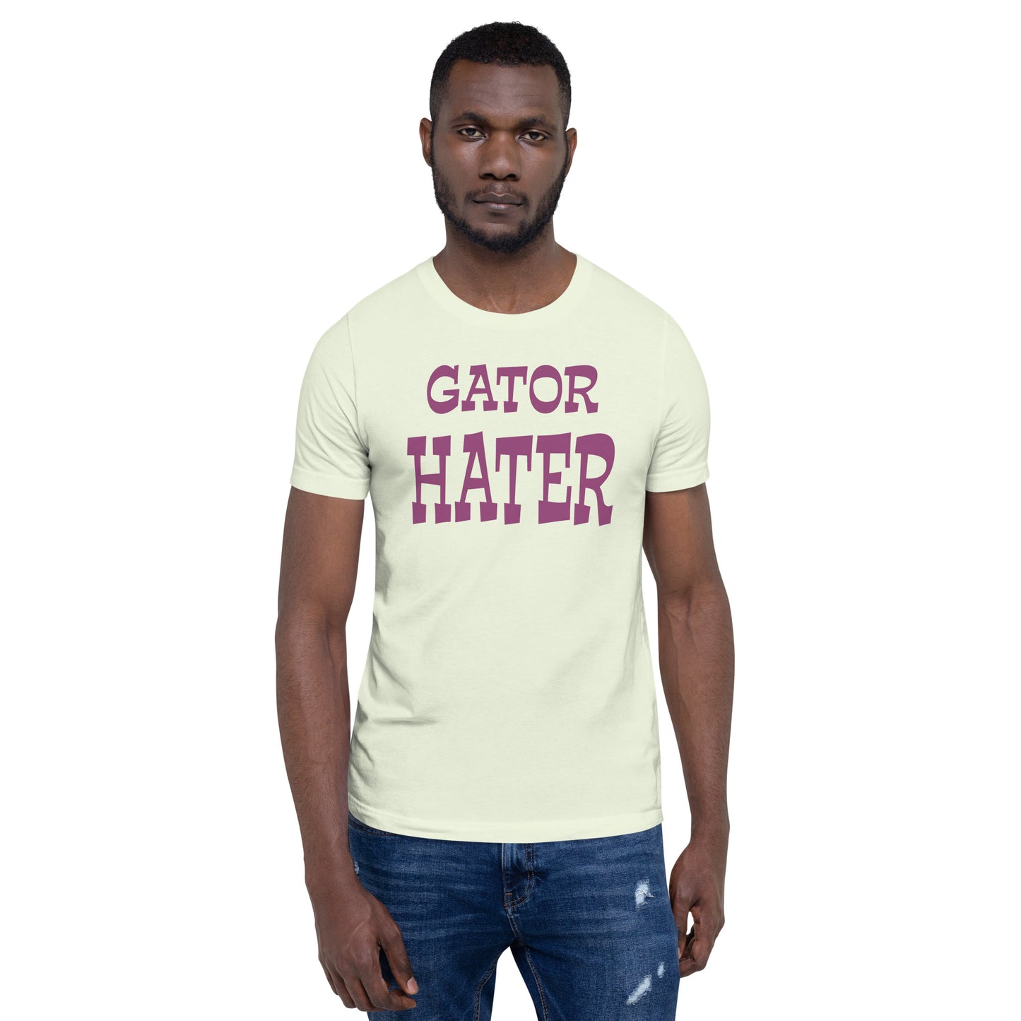 Gator Hater Purple Logo Unisex t-shirt Plus Sizes