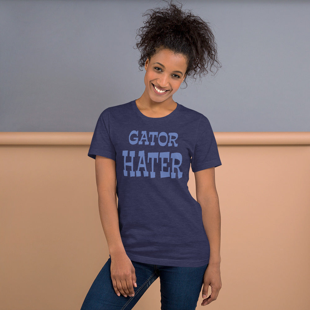 Gator Hater LightBlue Logo Unisex t-shirt S-XL