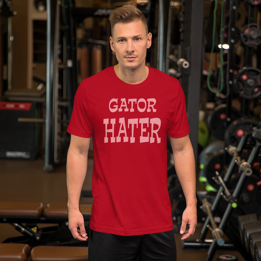 Gator Hater Pink Logo Unisex t-shirt Plus Sizes